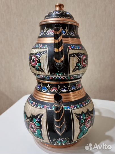 Чайник турецкий двойной медный