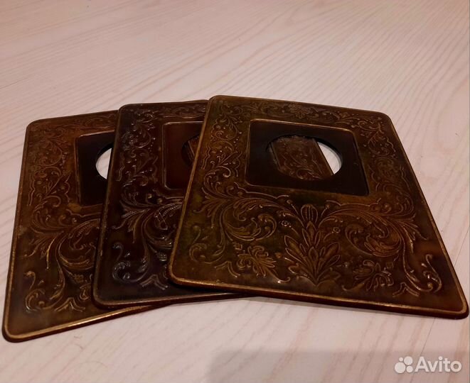 Винтажные подразетники латунь СССР