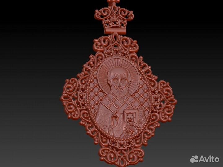 Stl макеты для фрезера (ангелы,иконы,киоты,кресты)