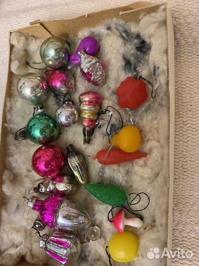 Елочные игрушки СССР набор Малютка