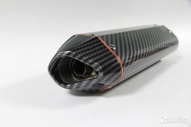 Глушитель универсальный под карбон, R-46