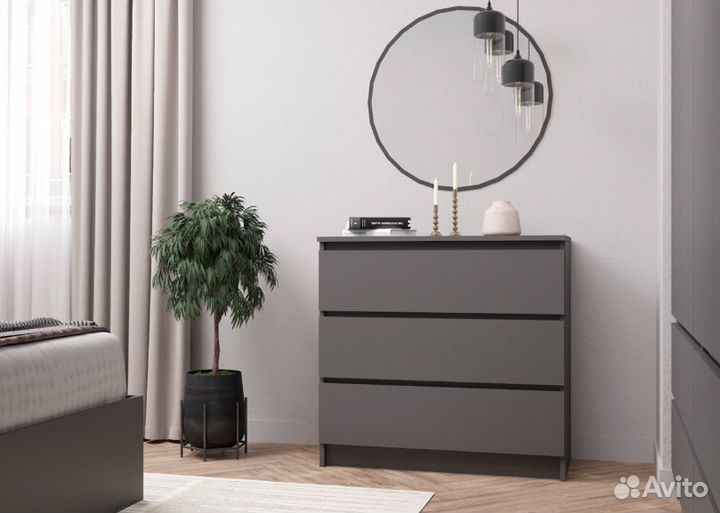 Комод графит новый