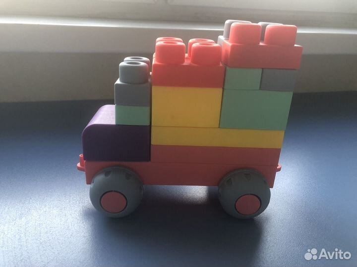 Мягкий конструктор Машинка 20 деталей