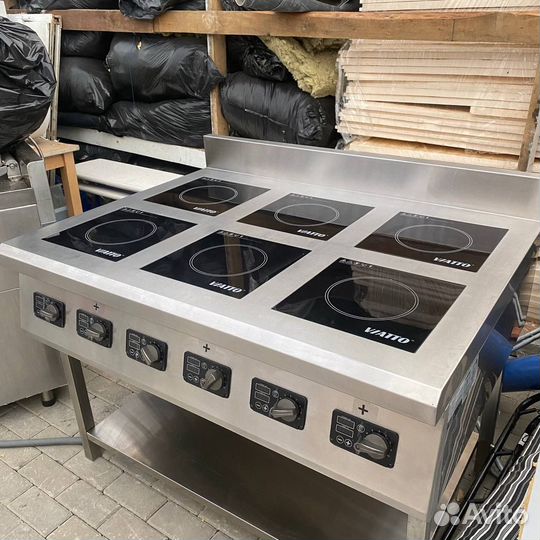 Индукционная плита 6 комфорок