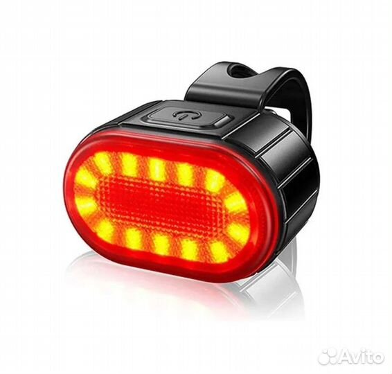 Вело фонарь задний usb