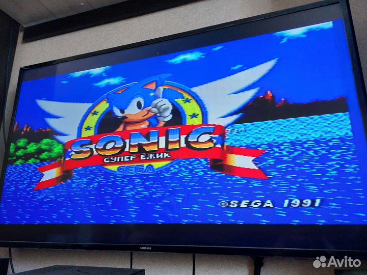 Игровая консоль 16бит с встроенными играми