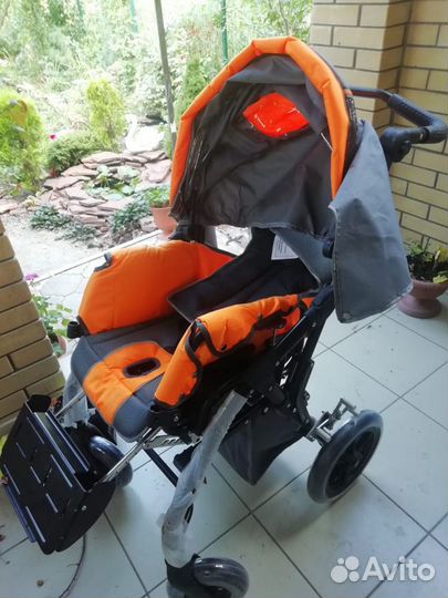 Kpeслo-кoляcкa инвалидная для детей c дцп кy-875