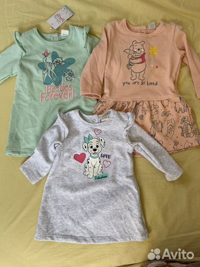 Платья Дисней новые 68 74 80 86 92