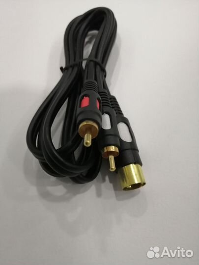Новый Шнур переходник 5дин на Rsa