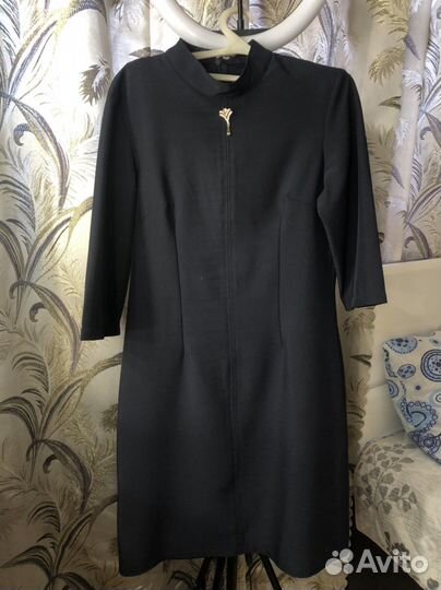 Платье школьное синее