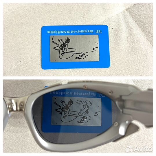 Очки oakley plate silver metal