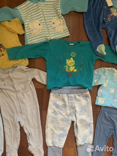 Пакет вещей 17 шт 62-86,3-18мес на мальчика