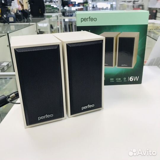 Колонки для компьтера PF-84 2.0, мощность 6 Вт мдф