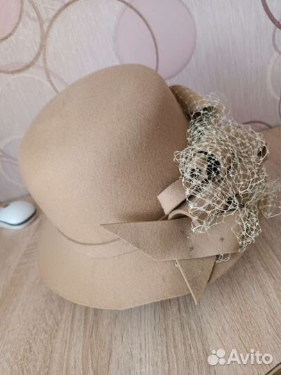Шляпа фетровая женская