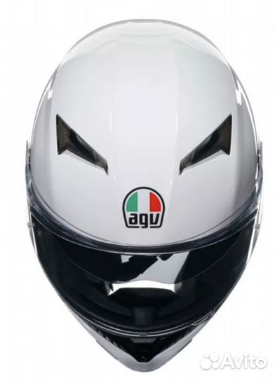 AGV Шлем K-3 E2206 mono seta white XL