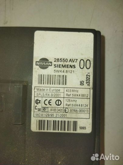 Блок комфорта Nissan Primera P12 2002-07