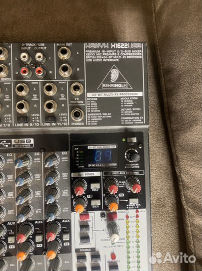 Микшерный пульт behringer xenyx x1622usb