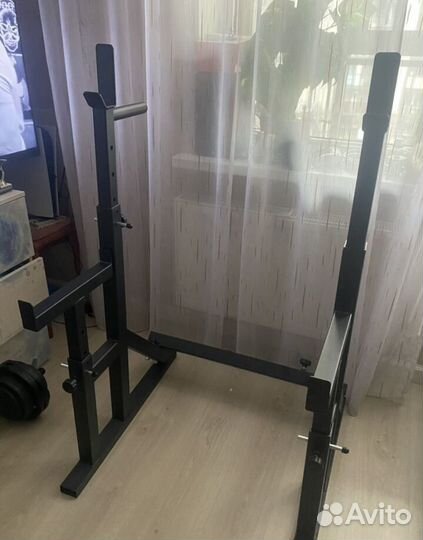 Стойка для штанги + скамья для жима