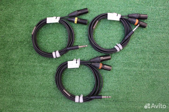 1 Stereo Jack - 2 XLR кабели, Япония