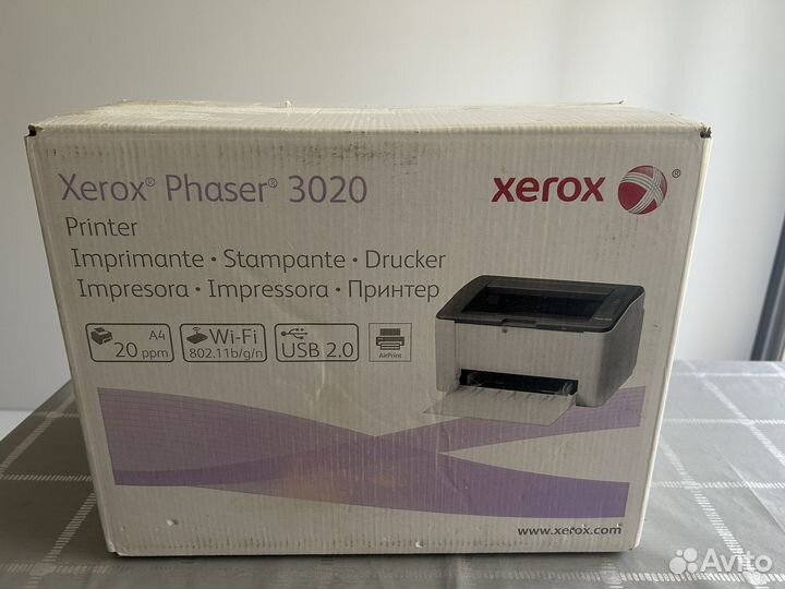 Принтер лазерный Xerox Phaser 3020