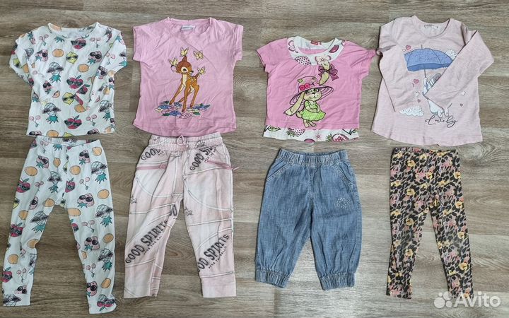 Вещи пакетом фирменная одежда для девочки 98р