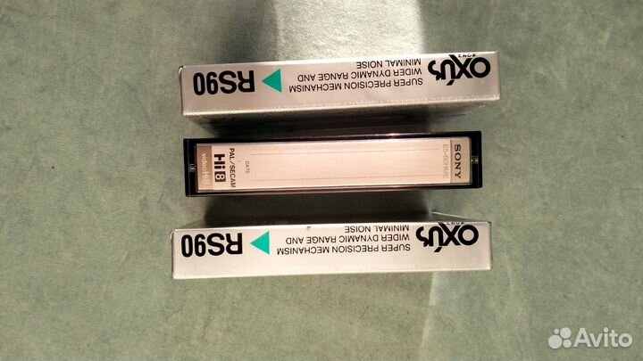 Аудиокассеты Oxus Rs 90 видеокассета Sony Hi8 Met