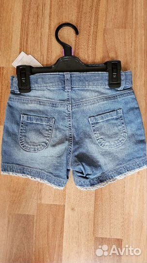Шорты джинсовые для девочки 3-4 года