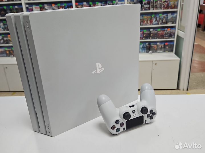 Sony PlayStation-4 PRO 1tb. Белый ледник