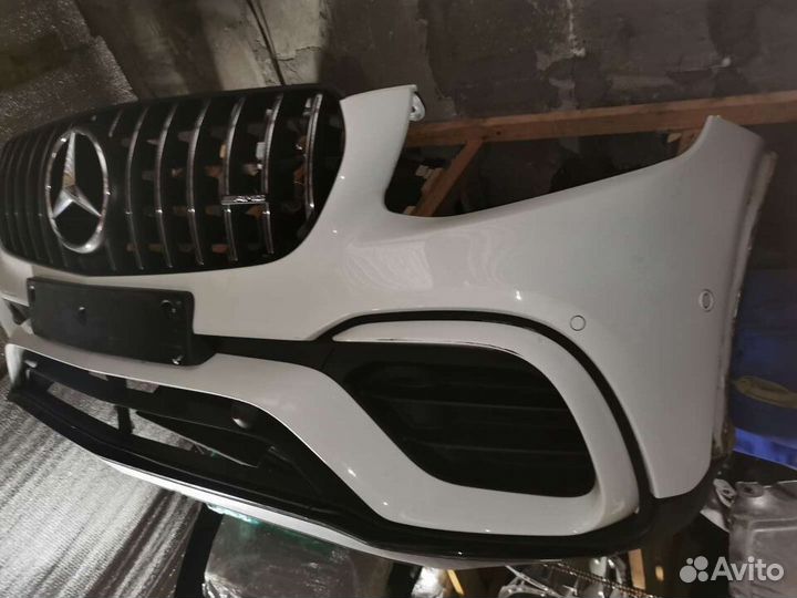 Бампер передний GLC x253, AMG 63 Мерседес