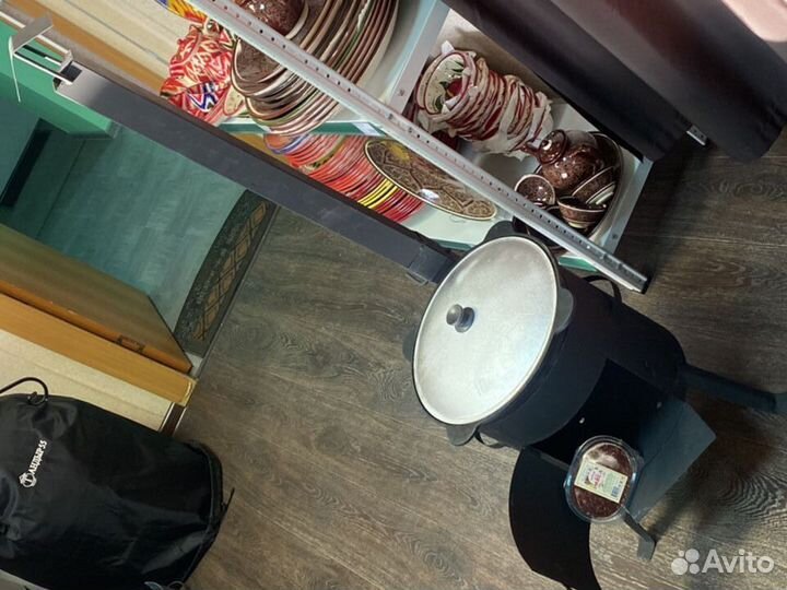 Комплект Казан и печь с трубой на 10 литров