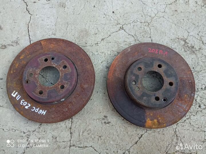 Диск тормозной передний mercedes w203