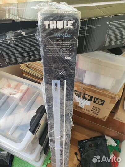 Поперечина на рейлинги Thule WingBar 969