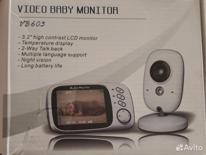 Радионяня video baby monitor vb603