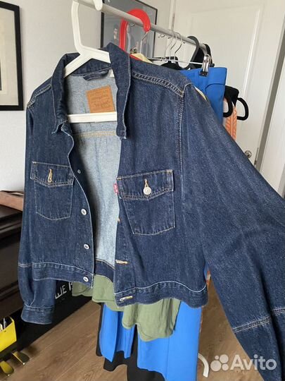 Джинсовая куртка levis женская