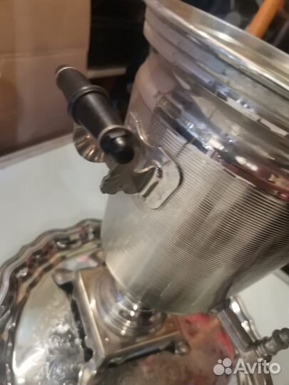 Самовар электрический,поднос,чайник времен СССР