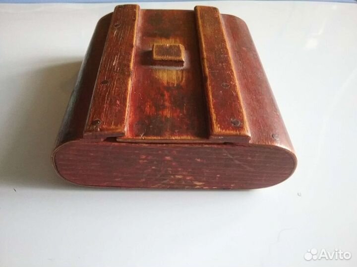 Табакерка деревянная СССР
