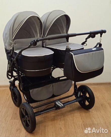 Коляска для двойни Mikado в наличии, новая