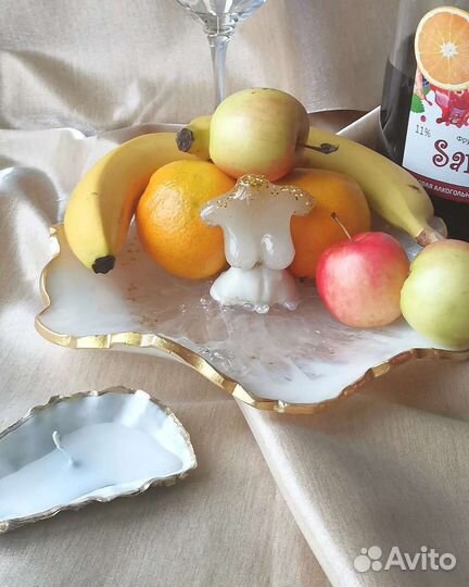 Ваза для фруктов +Свеча