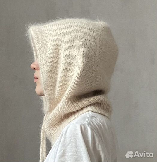 Капор из пуха норки (капюшон)