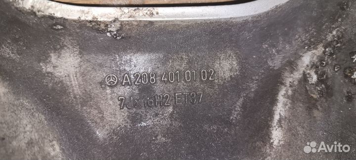 Оригинальные литые диски R16 Mercedes w208