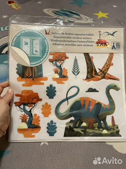 Интерьерные наклейки dinosaures little big room