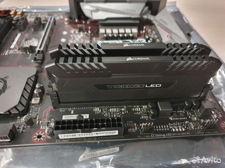 Материнка Msi z270 + 7700k + 16gb