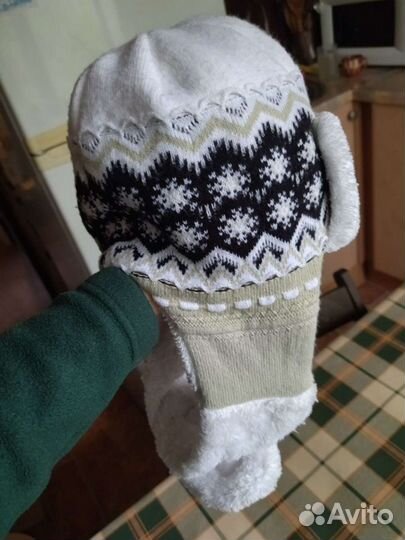 Шапка ушанка женская