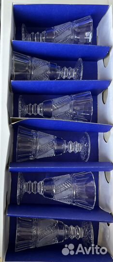 Рюмки лафитники хрусталь Дятьково СССР