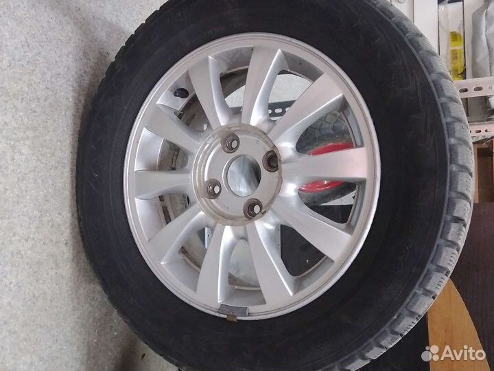 Диски с резиной зима r16/215/60.4/114.3