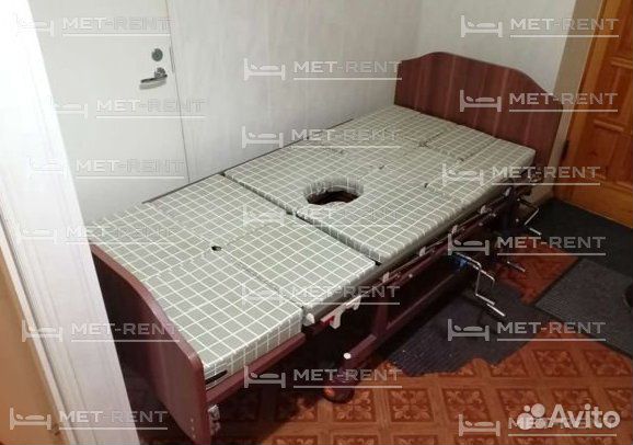 Кровать для лежачих больных ручная+переворот MET
