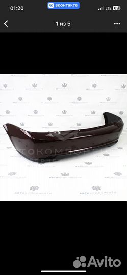 Продам задний бампер от Приоры 2 хэтч с катафотами