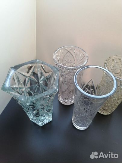 Ваза хрустальная СССР для цветов