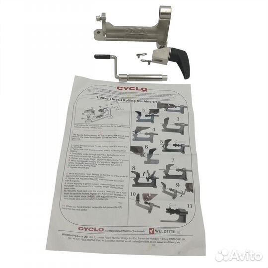 Станок 7-07836 для накатки резьбы на спицах