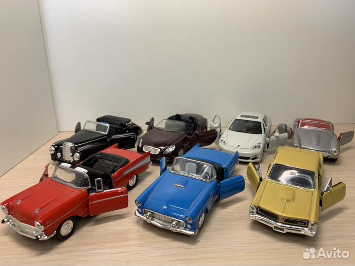 Коллекционные машинки Welly